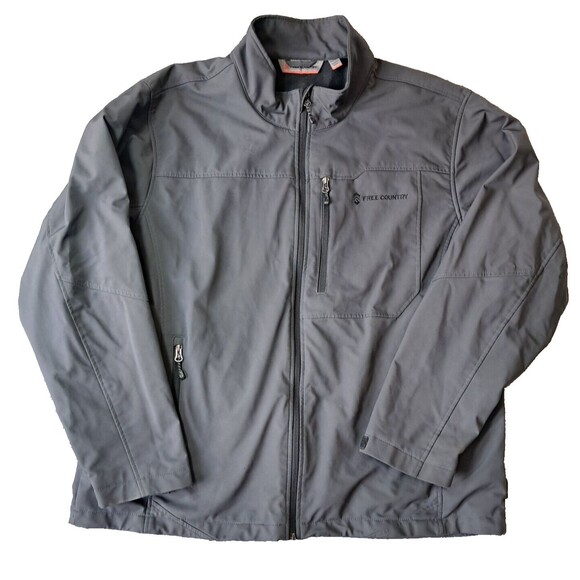 Free Country Jacket Mens Size XXL 2XL Coat Softshell Full Zip Up Winter Warm - Picture 1 of 10
